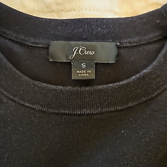 WOMEN'S J. CREW BLACK SLEEVELESS SWEATER TOP SZ SMALL $45 - Picture 4 of 4